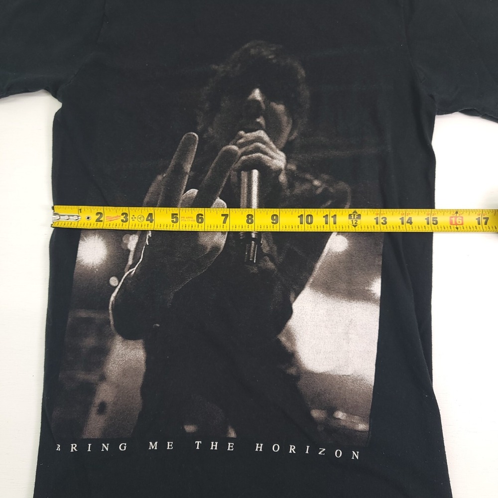 BRING ME THE HORIZON Metalcore Band Tour Concert Music Black‎ T-Shirt Men's Sz S - Picture 4 of 5